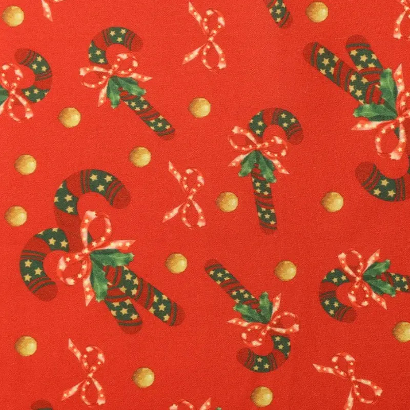 Tissu de Noël imprimé façon dessin animé au mètre