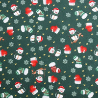 Tissu de Noël imprimé façon dessin animé au mètre