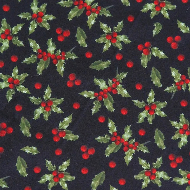 Tissu de Noël imprimé façon dessin animé au mètre