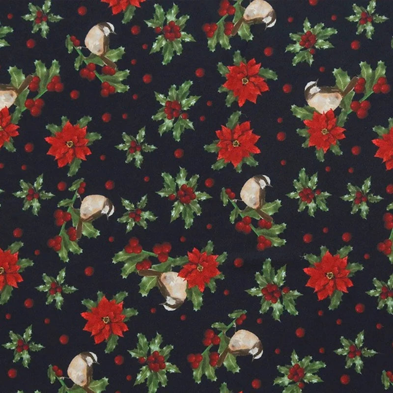 Tissu de Noël imprimé façon dessin animé au mètre