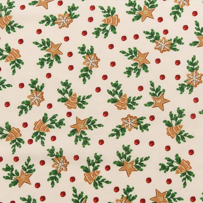 Tissu de Noël imprimé façon dessin animé au mètre
