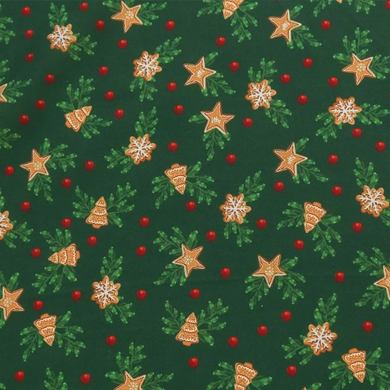 Tissu de Noël imprimé façon dessin animé au mètre