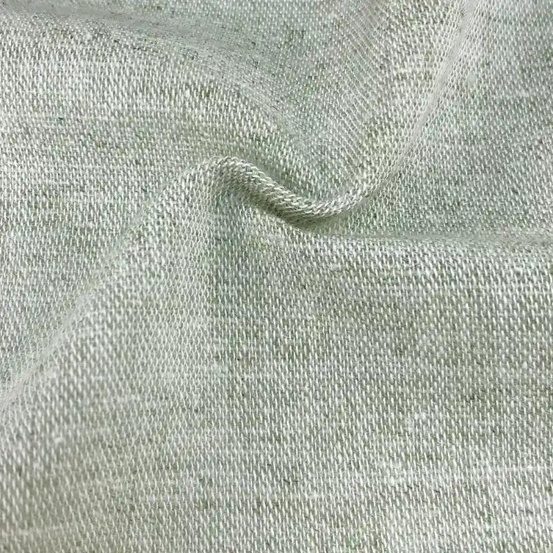 Tissu chambray en mélange coton-lin au mètre