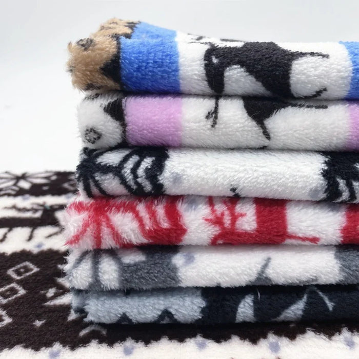 Tissu en flanelle de Noël au mètre