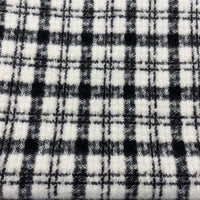 Tissu tweed à carreaux classique au mètre