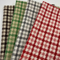 Tissu tweed à carreaux classique au mètre