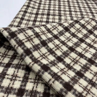 Tissu tweed à carreaux classique au mètre