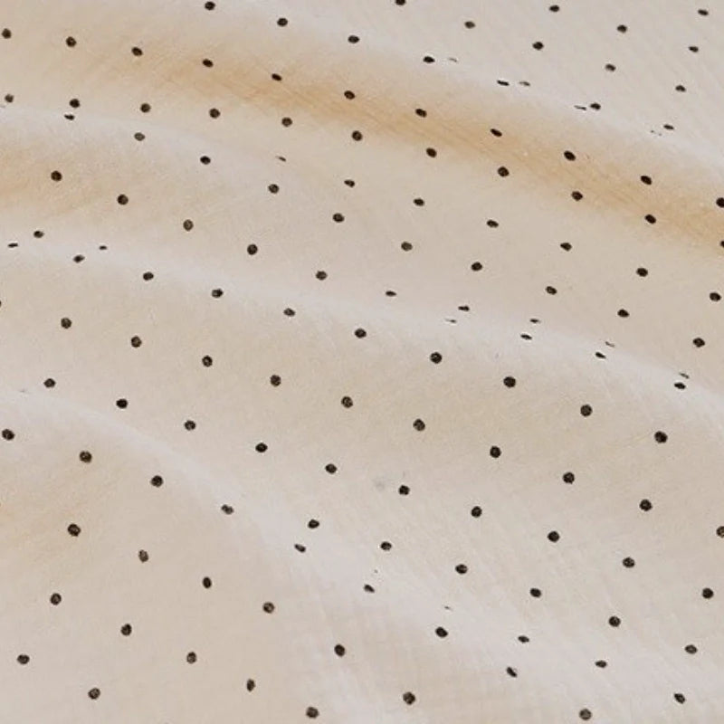 Gaze de coton à petits pois classiques au mètre