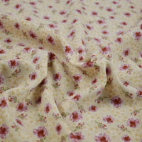 Découvrez le tissu velours côtelé à fleurs colorées de Longan Craft France, vendu au mètre : parfait pour confection, ameublement et loisirs créatifs, avec un motif floral délicat et une texture élégante.