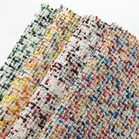 Tissu en tweed coloré au mètre