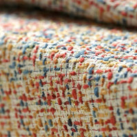 Tissu en tweed coloré au mètre