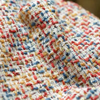 Tissu en tweed coloré au mètre