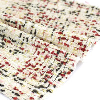 Tissu en tweed coloré au mètre