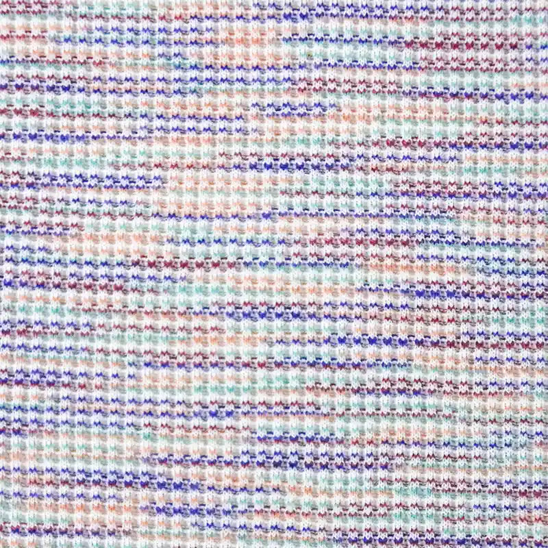 Tissu gaufré tricoté coloré au mètre