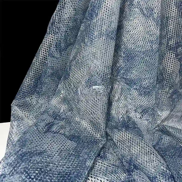 Tissu filet camouflage coloré au mètre
