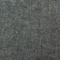 Un gros plan sur le Tissu chambray denim en coton au mètre de Longan Craft France montre sa surface fine en coton gris avec une texture subtile, idéale comme tissu chambray fin uni pour les chemises d'été.
