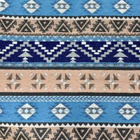 Tissu chenille tissé style ethnique au mètre