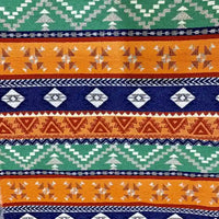 Tissu chenille tissé style ethnique au mètre