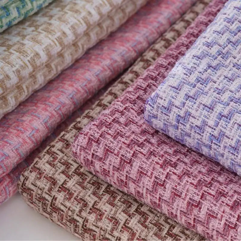 Tissu en tweed chenille tendance au mètre
