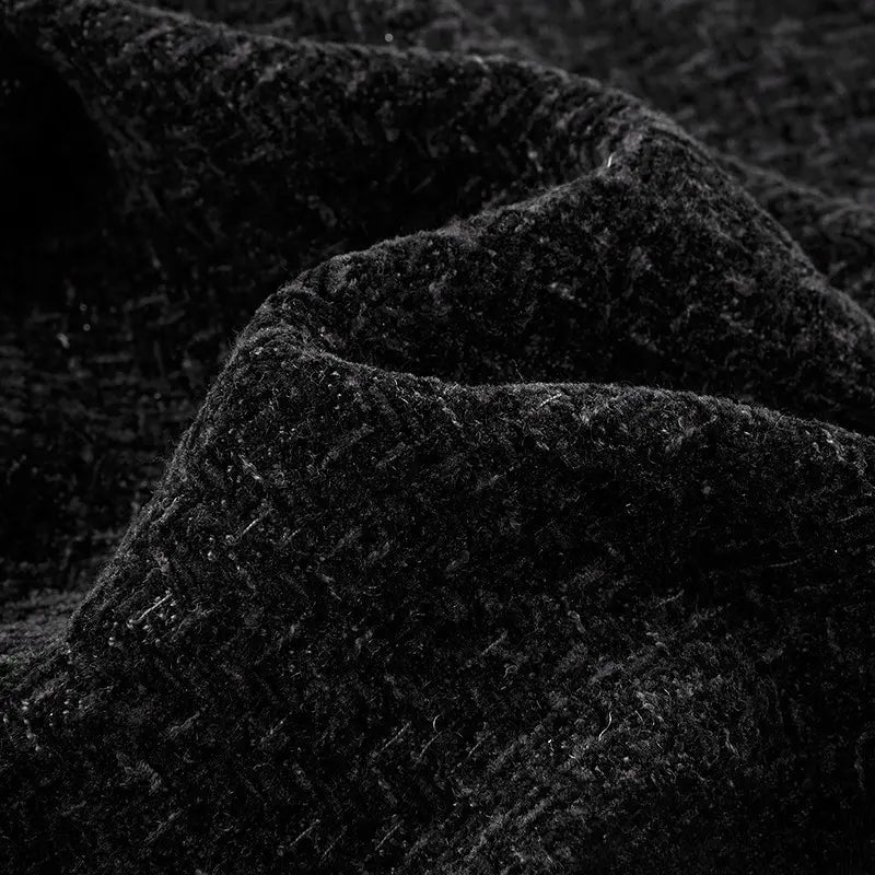 Tissu en tweed chenille tendance au mètre