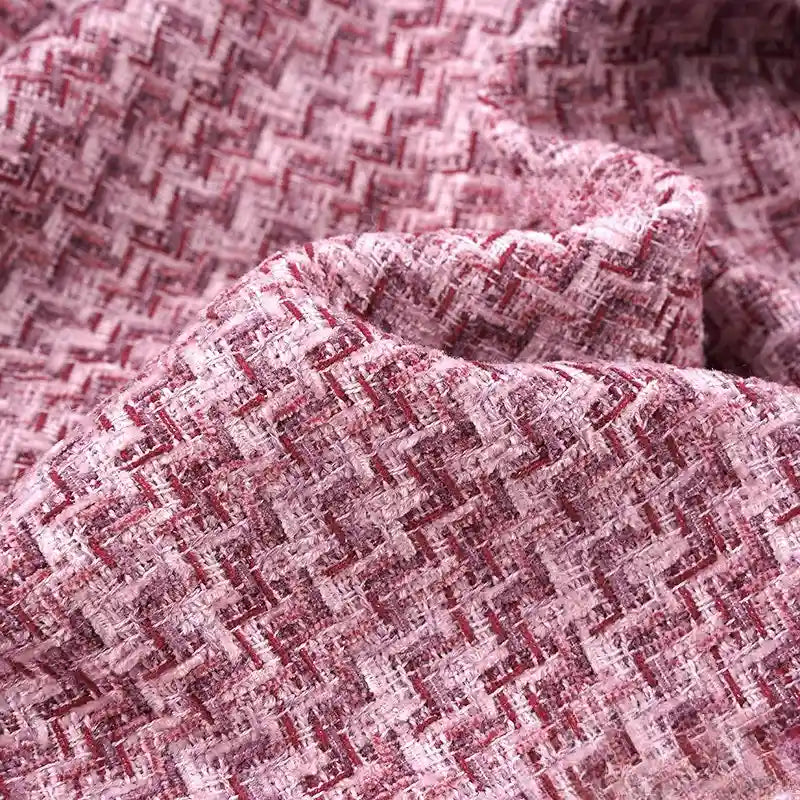 Tissu en tweed chenille tendance au mètre