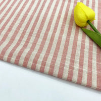 Tissu chambray coton à fines rayures au mètre