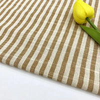 Tissu chambray coton à fines rayures au mètre