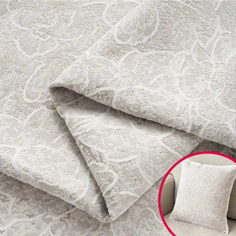 Tissu chenille occultant au mètre pour rideaux