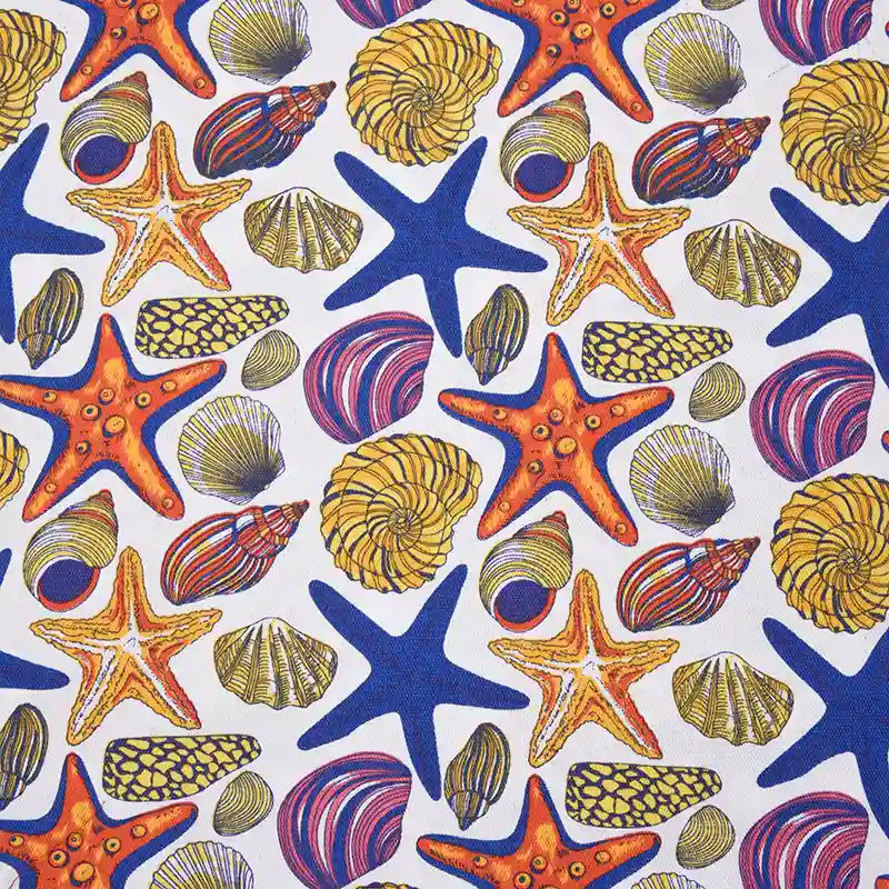 Tissu canvas à motif floral au mètre