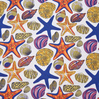 Tissu canvas à motif floral au mètre