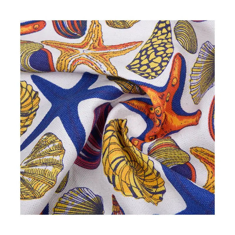 Tissu canvas à motif floral au mètre