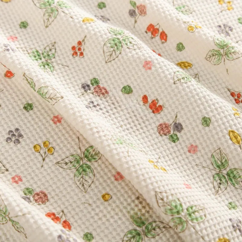 Tissu gaufré à fleurs au mètre