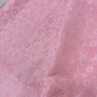 Tissu chenillé à motif floral au mètre