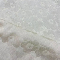 Tissu chenillé à motif floral au mètre