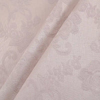 Damassé de coton à motif floral au mètre par Longan Craft France : élégant tissu jacquard de style chinsoiserie avec un subtil motif floral et une texture en relief, idéal pour les nappes damassées. Tissu damassé vendu au mètre.