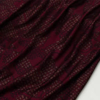 Ponte roma à motif floral au mètre