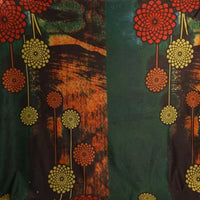 Ponte roma à motif floral au mètre