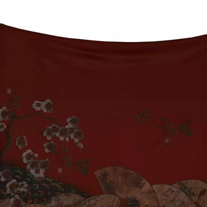 Ponte roma à motif floral au mètre