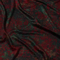 Ponte roma à motif floral au mètre