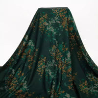 Ponte roma à motif floral au mètre