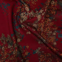 Ponte roma à motif floral au mètre