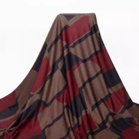 Ponte roma à motif floral au mètre