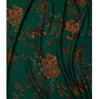 Ponte roma à motif floral au mètre