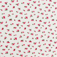 Maille côtelée imprimée au mètre | Jersey côtelé extensible