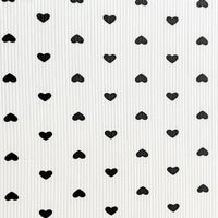 Maille côtelée imprimée au mètre | Jersey côtelé extensible