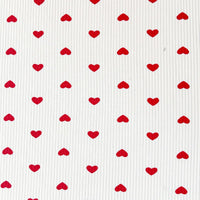 Maille côtelée imprimée au mètre | Jersey côtelé extensible