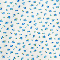 Maille côtelée imprimée au mètre | Jersey côtelé extensible