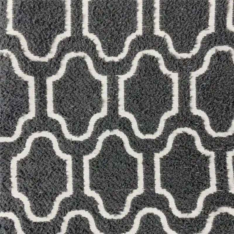 Tissu chenille pour canapé, motif géométrique au mètre