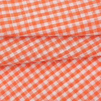 Tissu en lin vichy au mètre