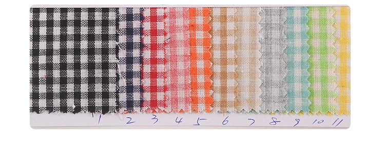 Tissu en lin vichy au mètre